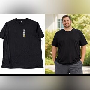 Athletic Works Men's Black Short Sleeve Tee